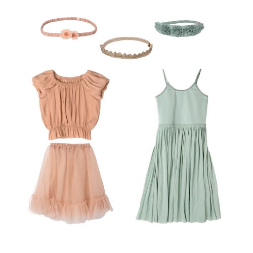 Maileg Magisk Garderobe med kjoler, nederdele, tyl, hårband og i flere farver og størrelser