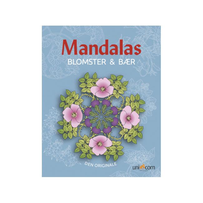 Mandalas med blomster og bær køb online Olisan.dk
