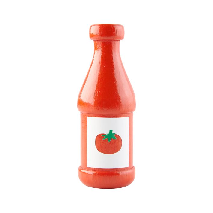 legemad ketchup  i træ fra HABA olisan.dk