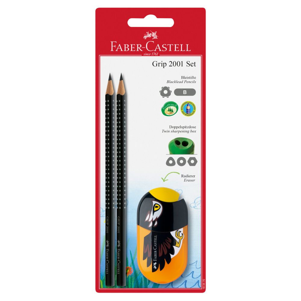  Faber-Castell 2 Grip blyanter ørn spidser 