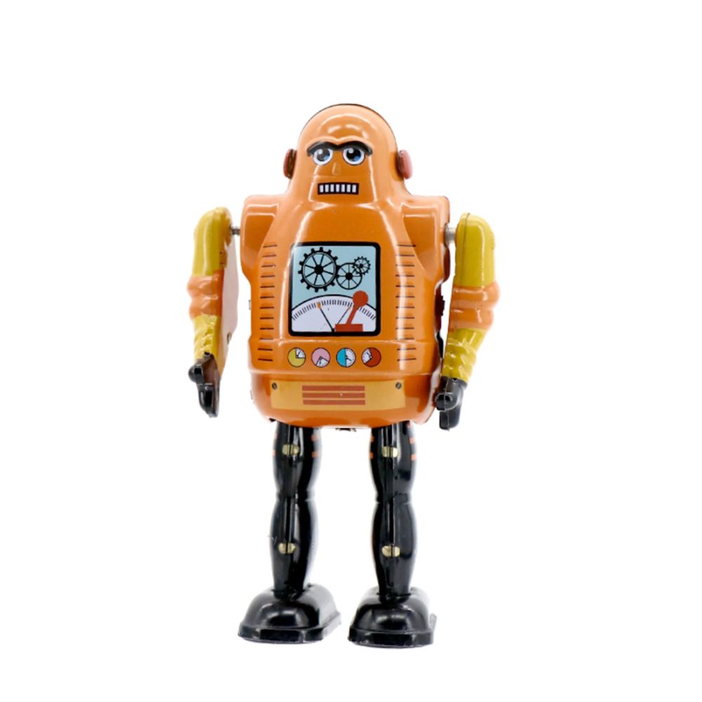 Mr & Mrs Tin Robot MechanicBot 