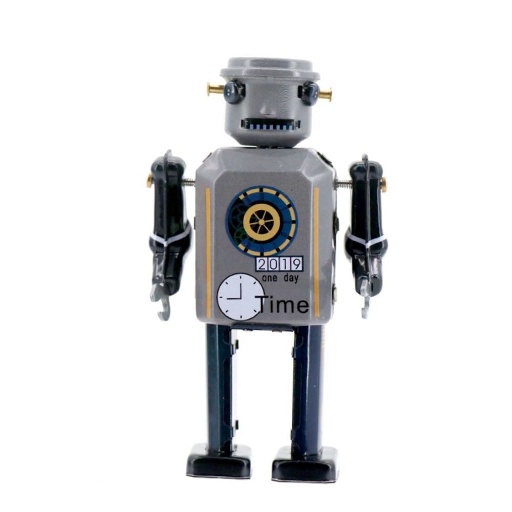 Mr & Mrs Tin Robot TimeBot 