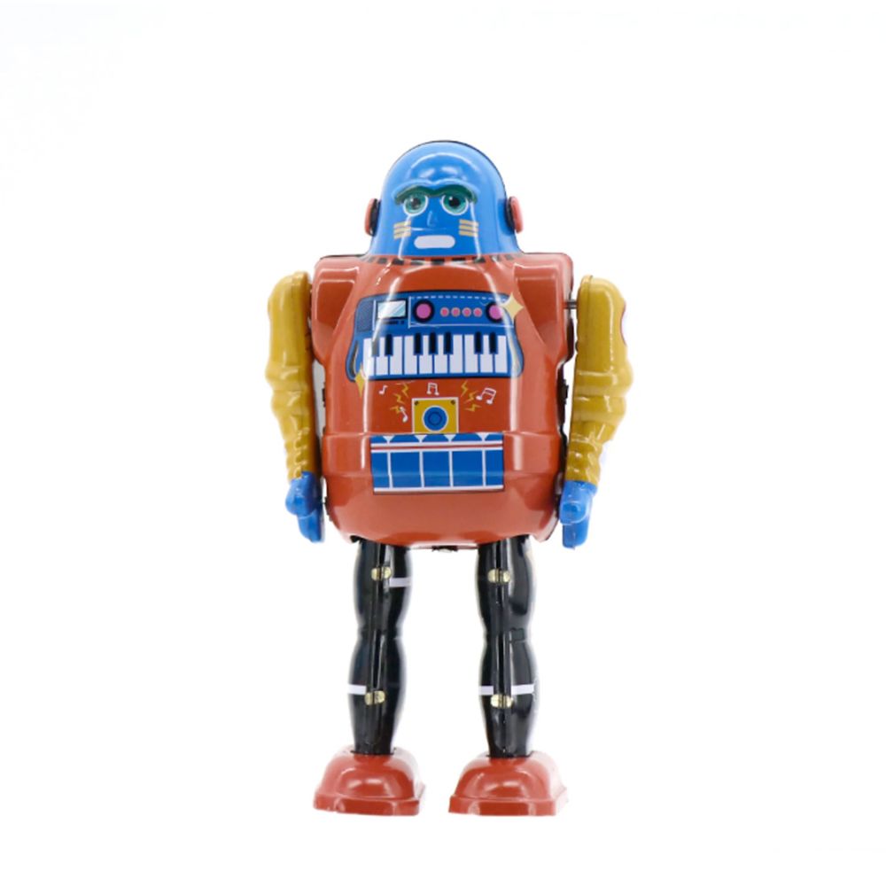 Mr & Mrs Tin Robot PianoBot 