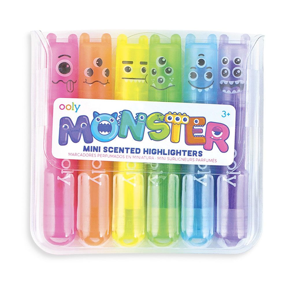 Ooly Mini Monster duft-highlighters 6 stk 