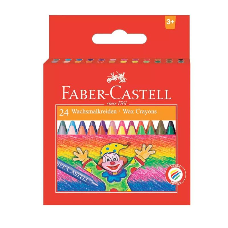 Faber-Castell Små farvekridt 24 stk 