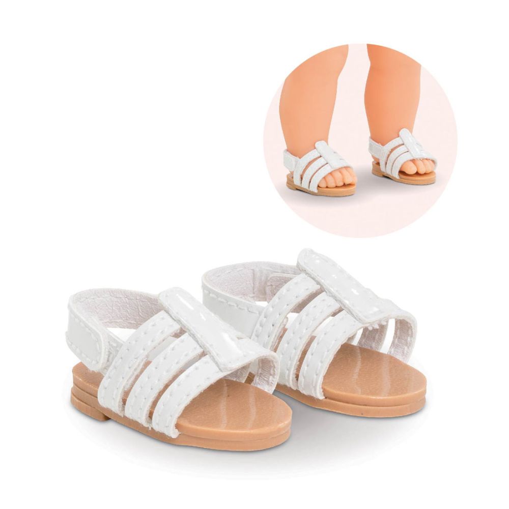 Corolle Dukkesko sandaler til Ma hvide