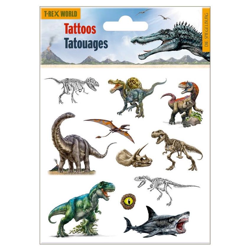  T-rex world tattoos med dinoer 