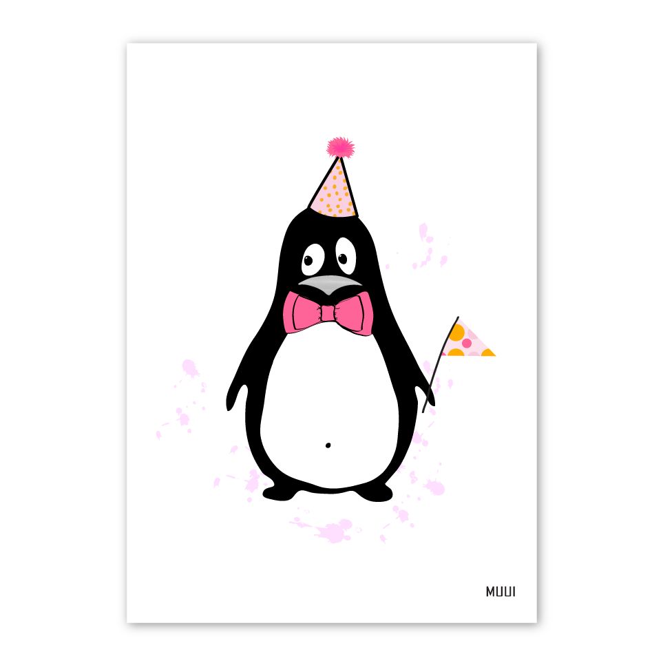 pingvin plakat til børn
