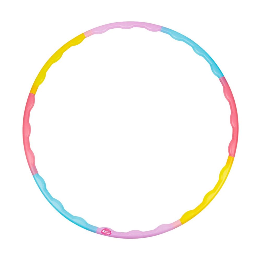 Delbar Hulahopring i regnbue farver diameter 79 cm