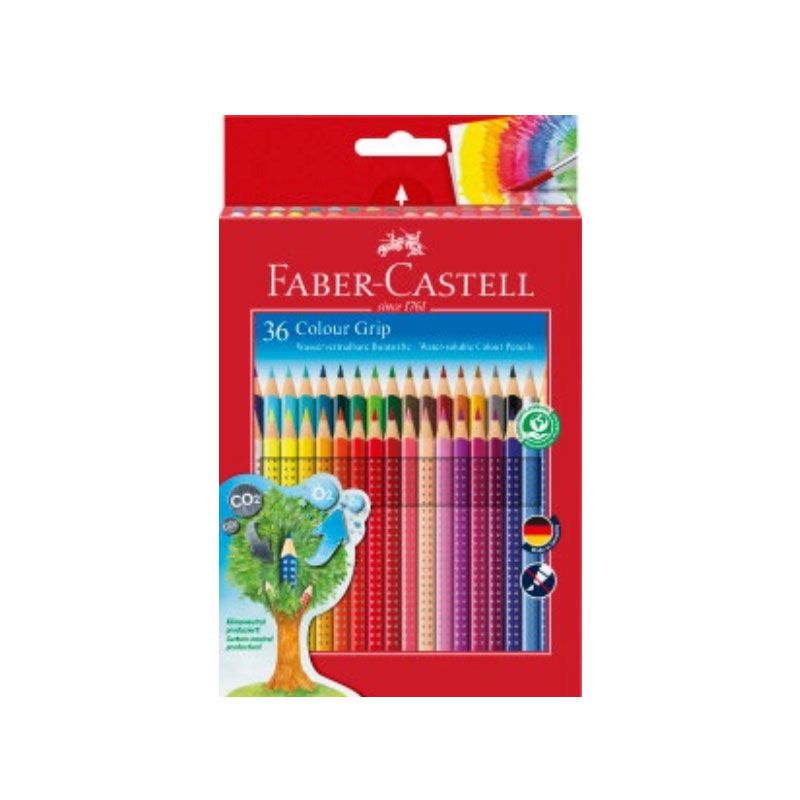 Faber-Castell grip 2001 akvarel farveblyanter 36
