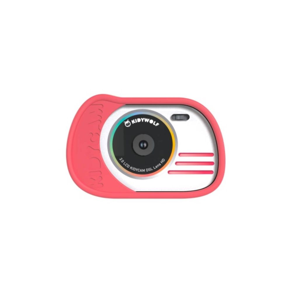 Vandtæt kamera med silikone cover i pink til børn