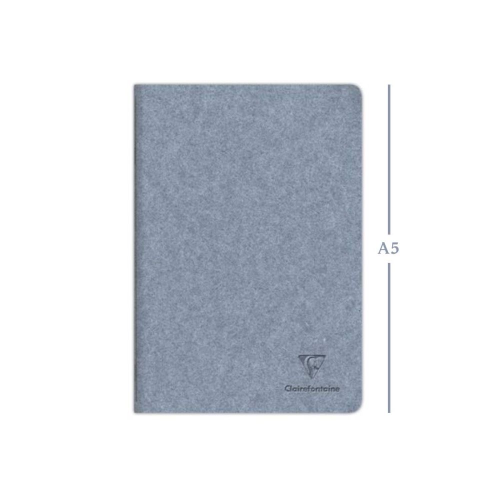 A5 notesbog lavet af genanvendte jeans fibre