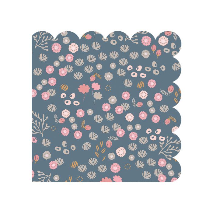 Maileg kaffe serviet petites fleurs blue Olisan.dk