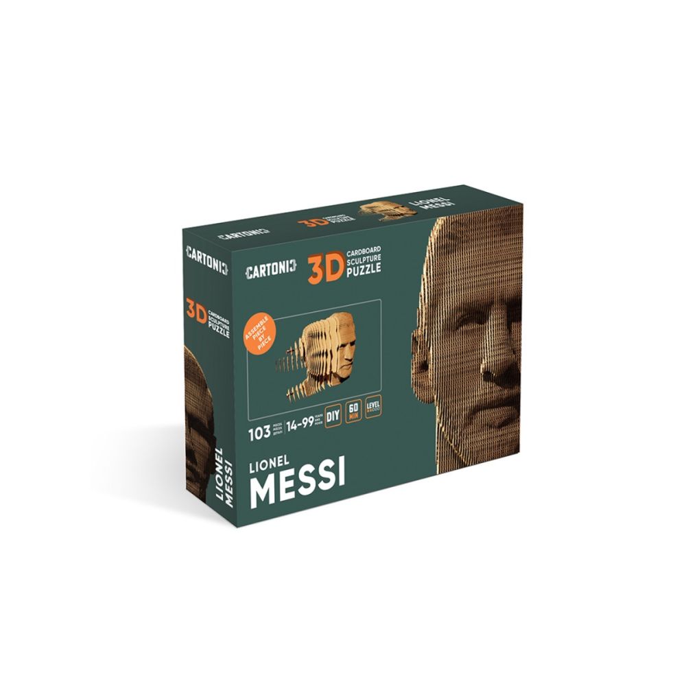 Cartonic Lionel Messi 3D puslespil af 103 brikker
