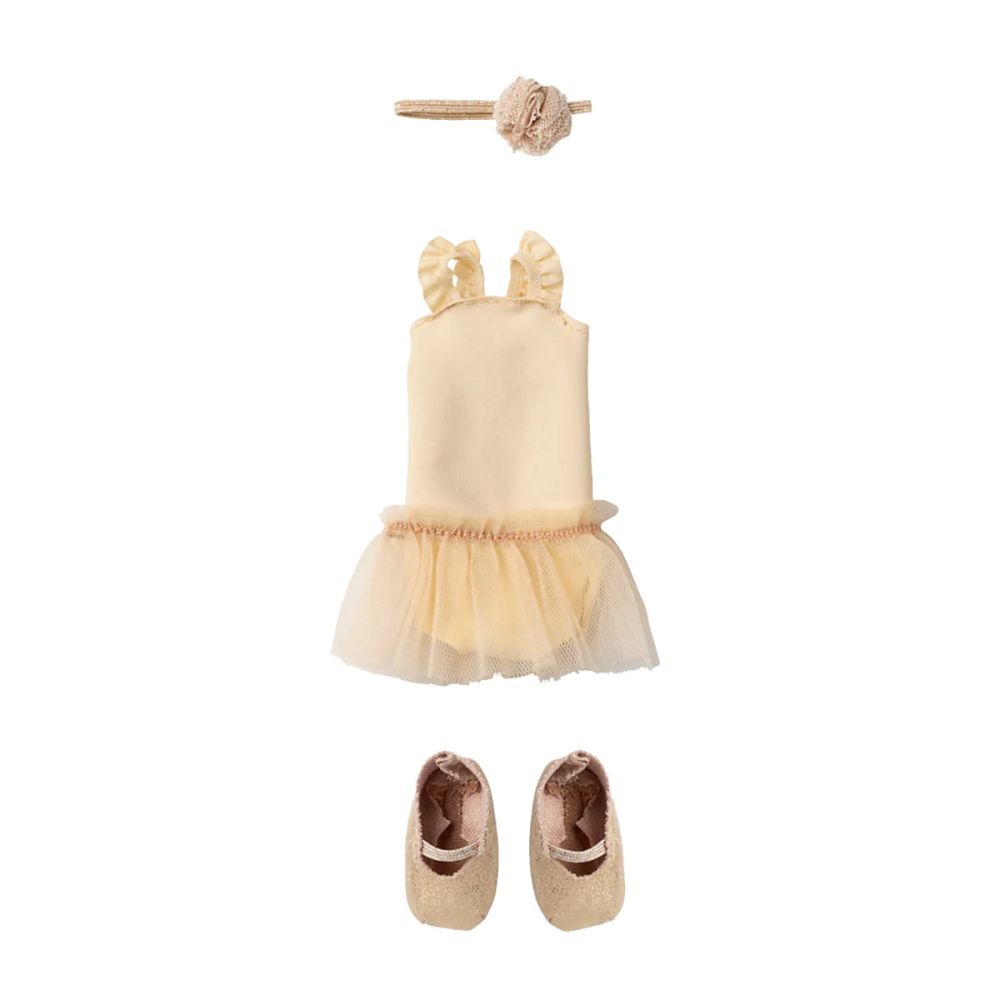 Maileg Balletdragt creme til bunny size 2