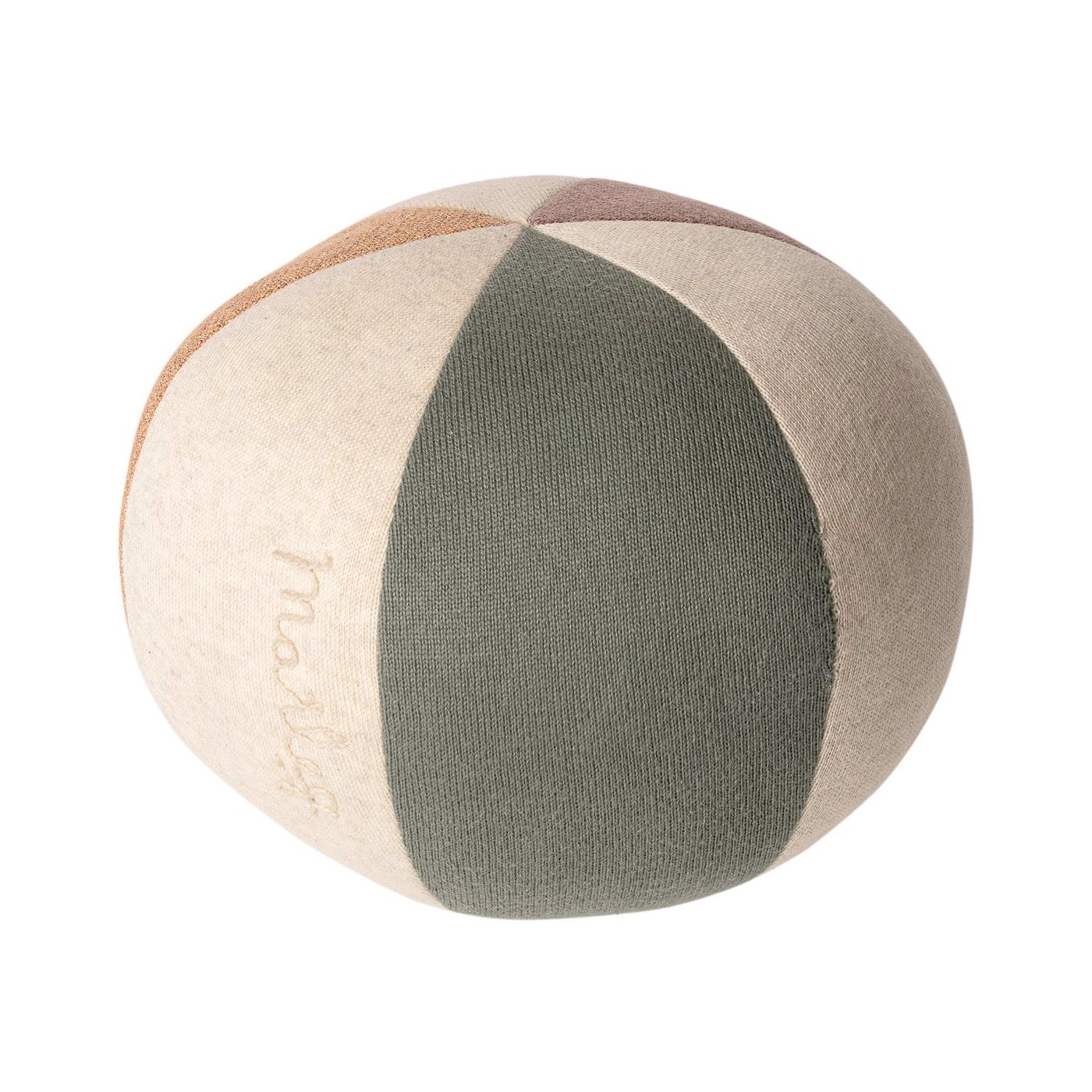 Maileg Ball Dusty Green/Coral