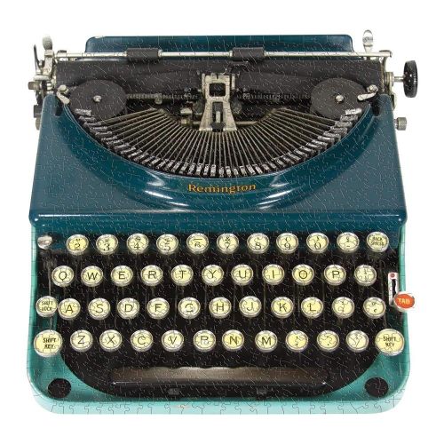 Vintage manuel skrivemaskine puslespil med 750 brikker