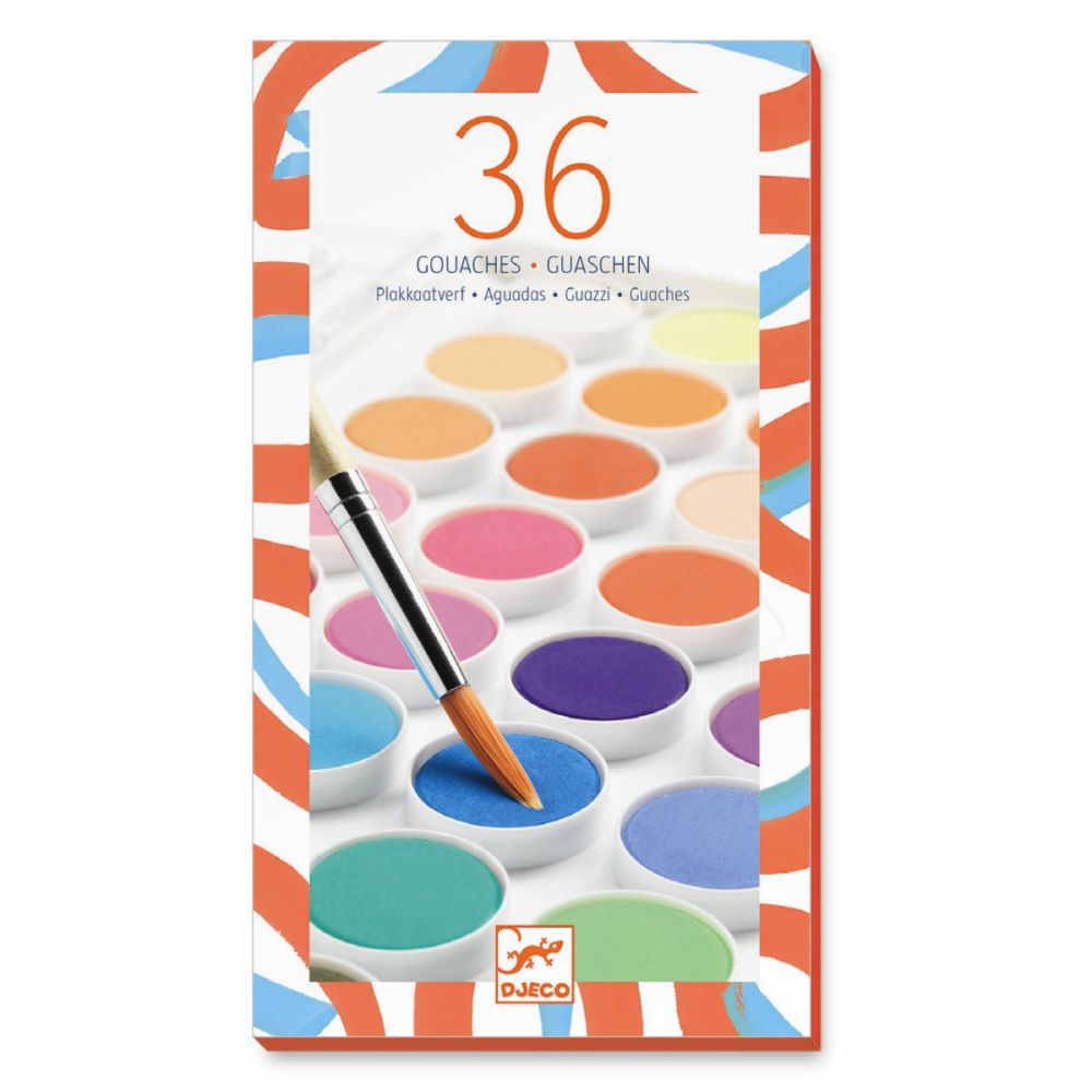 Djeco Vandfarver 36 farver