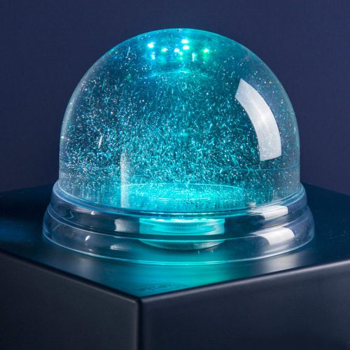 Gigantisk snekugle med LED lys Dreamglobe 