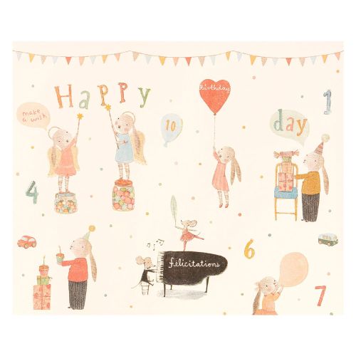 Giftwrap Maileg Happy Day, 10 meter