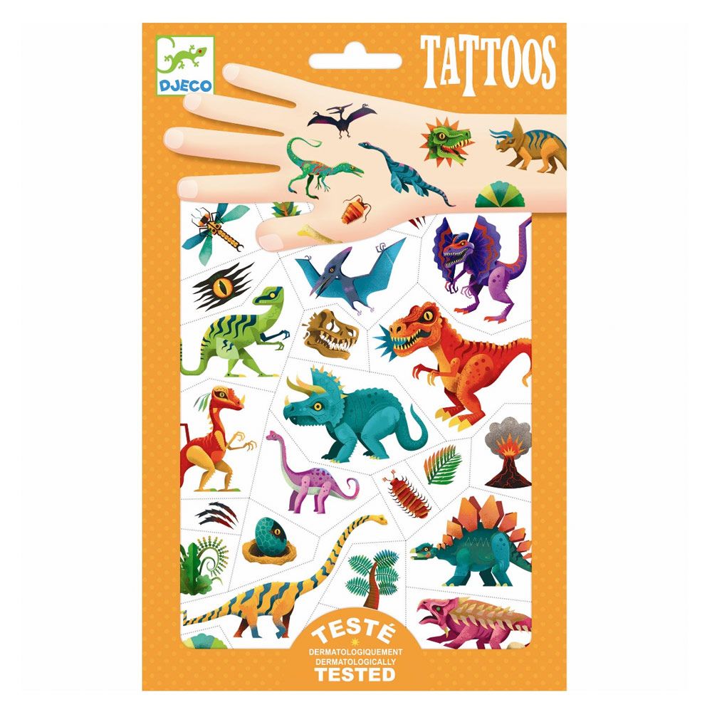 Djeco Tatoveringer - Dino klub Tattoos 