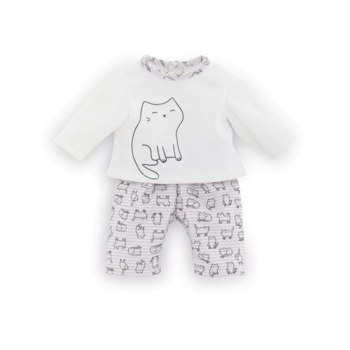Corolle Ma dukketøj pyjamas med katte 