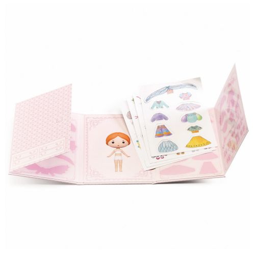 Djeco Tinyly Miss Lilyruby flytbare stickers