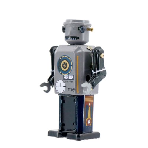 Mr & Mrs Tin Robot TimeBot
