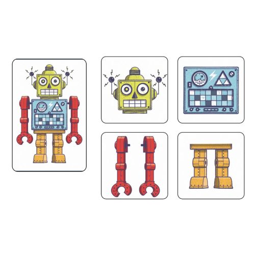 Djeco kortspil - Memo Robots
