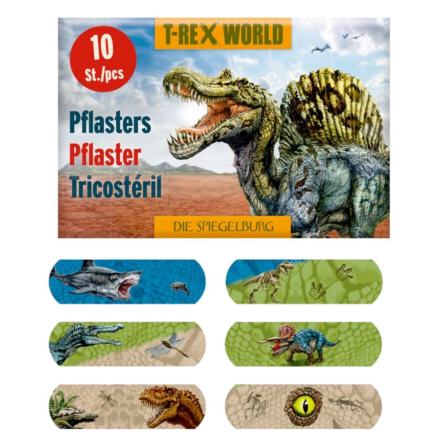 T-rex world plastre med dinoer 