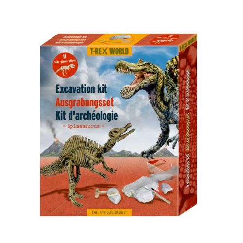 Udgravning af Spinosaurus dinosaur 