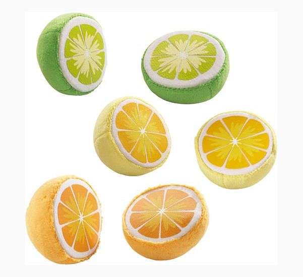 Haba legemad citrus frugter i stof