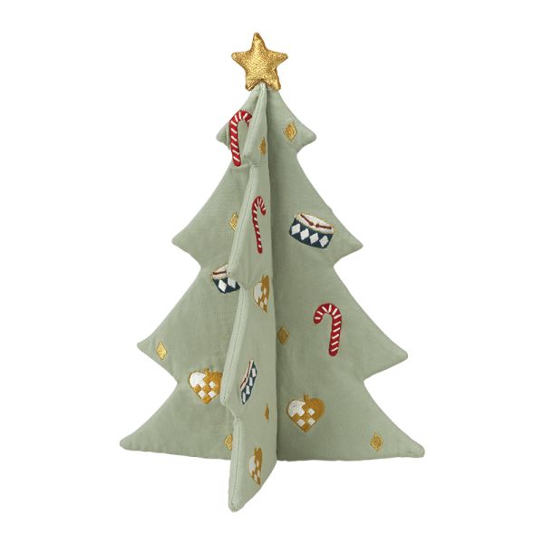 råb op Ritual markør Fabelab juletræ med julebroderet stof | Køb her for 149,98 kr