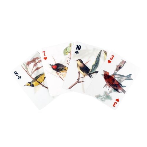  3D spillekort med fugle 