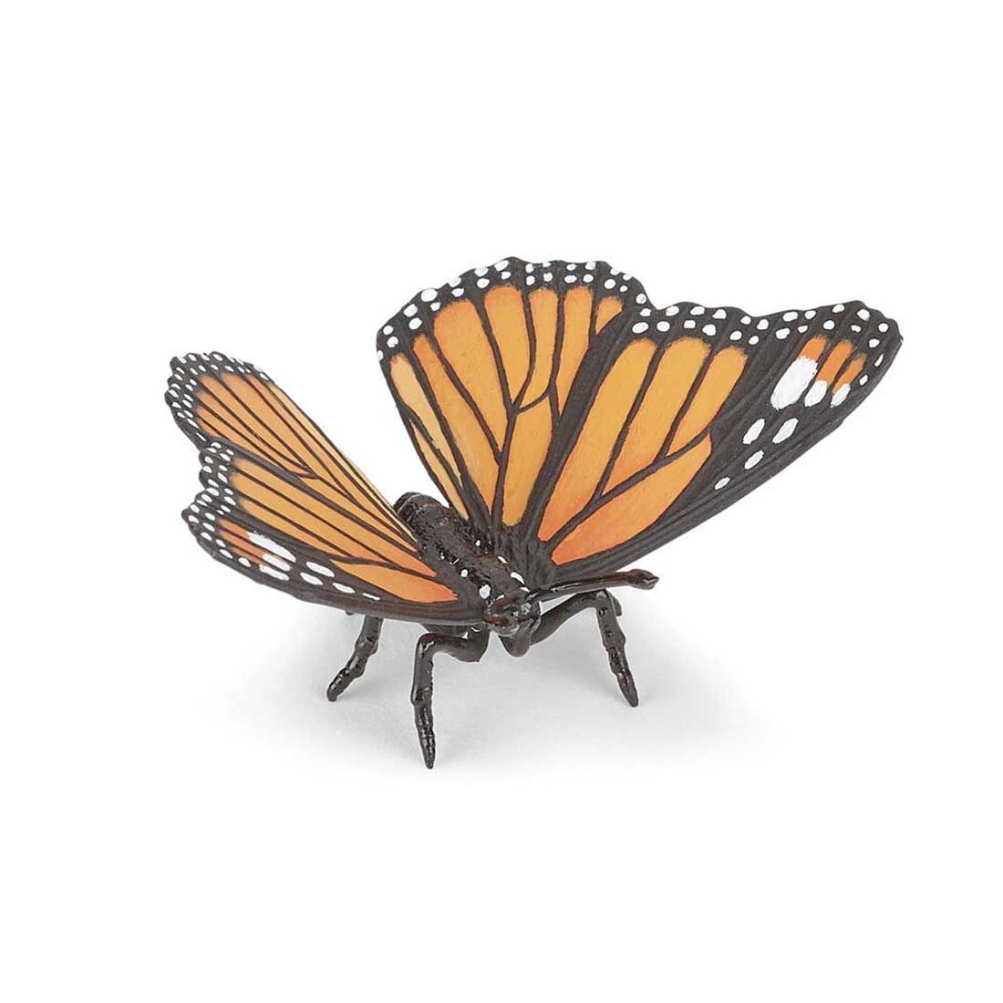 Håndmalet sommerfugl fra Papo med orange vinger