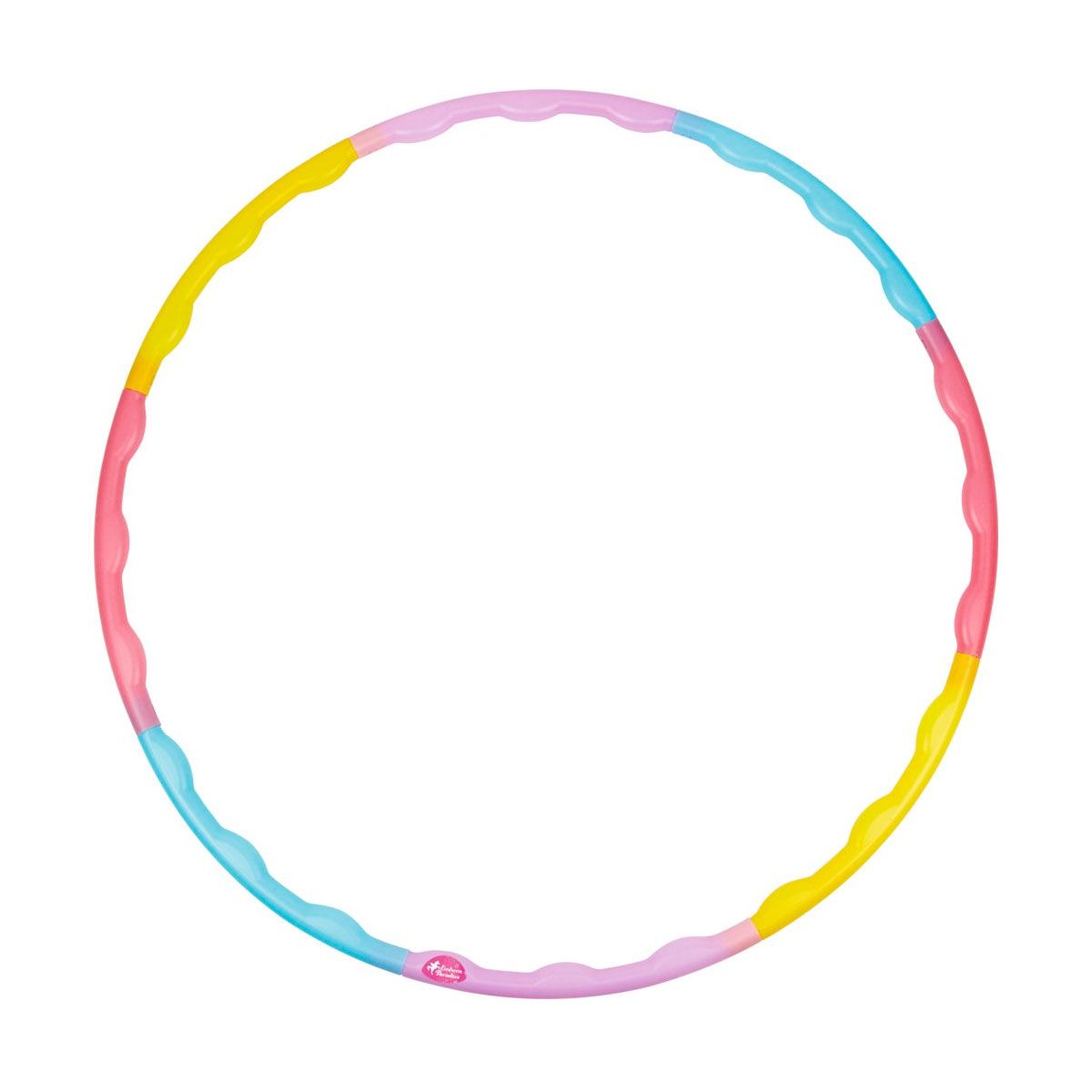 Delbar Hulahopring i regnbue farver diameter 79 cm