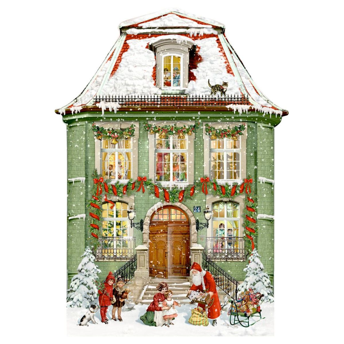 Julekalender lågekalender Det magiske julehus