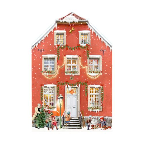Fold ud lågekalender Victorian house