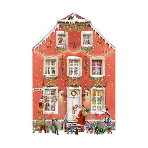 Fold ud lågekalender Victorian house