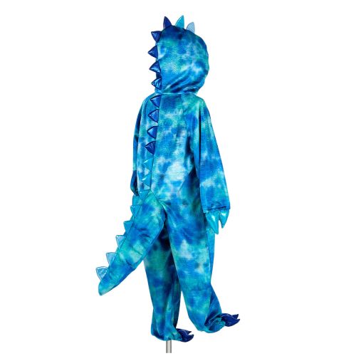 Dinosaur dragt i blå 110-116 cm 5-6 år