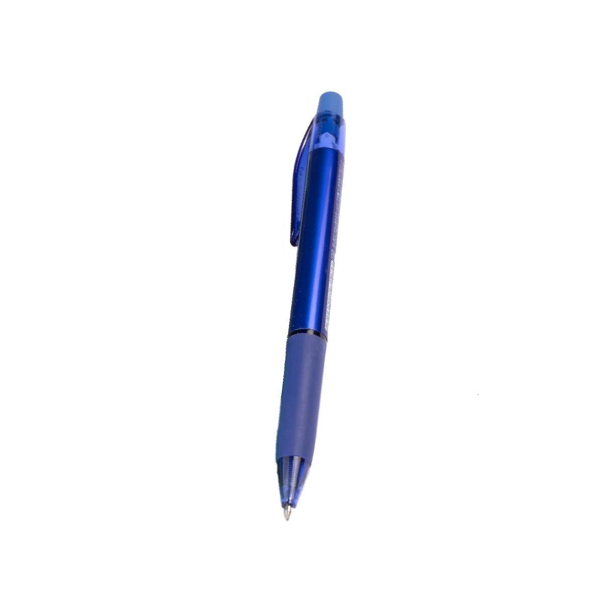 Blå gel pen der kan viskes ud