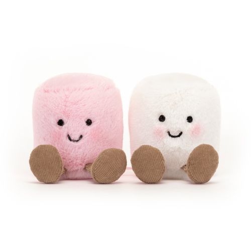Jellycat Amuseable Skumfiduser pink og hvid