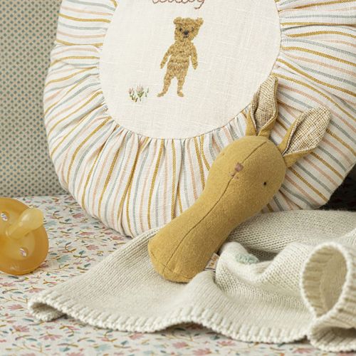 Maileg Lullaby friends rangle Kanin støvet gul