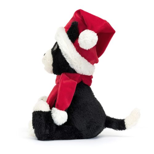 Jellycat Jack med nissehue og tørklæde 32cm 