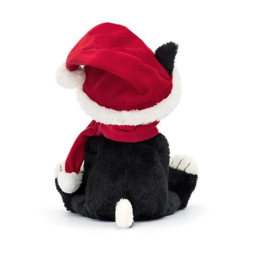 Jellycat Jack med nissehue og tørklæde 32cm 