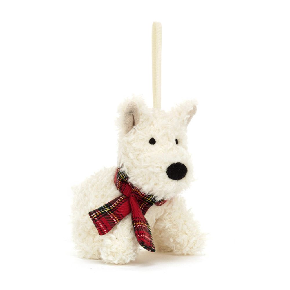 Jellycat Bashful Munro scottie hund ophæng 10 cm
