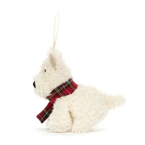 Jellycat Bashful Munro scottie hund ophæng 10 cm
