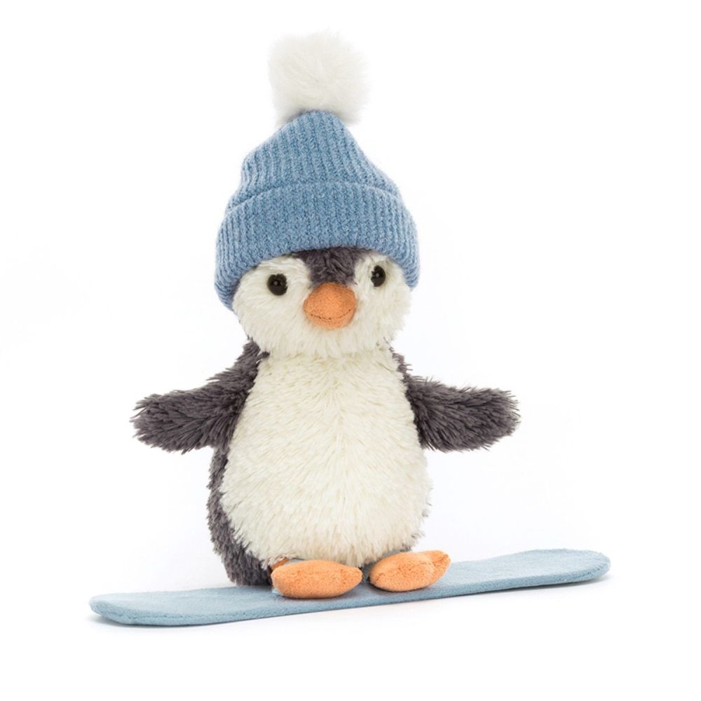 Jellycat Peanut pingvin snowboard 18 cm