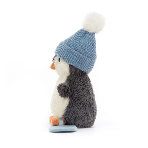 Jellycat Peanut pingvin snowboard 18 cm