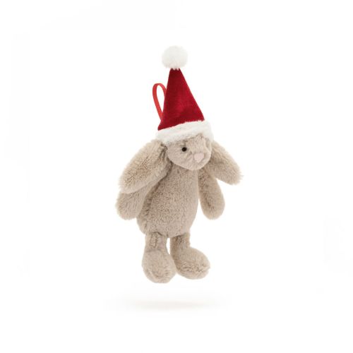 Jellycat Bashful Julekanin ophæng 13 cm